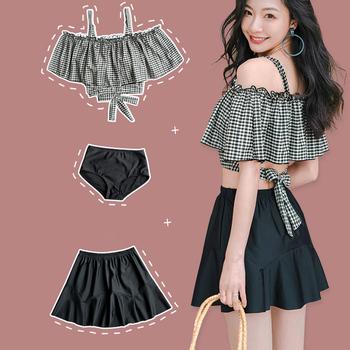 水着レディース ビキニスカート3点SK19078218-5137 送料無料 即日発送-4