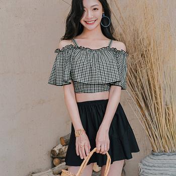 水着レディース ビキニスカート3点SK19078218-5137 送料無料 即日発送-5