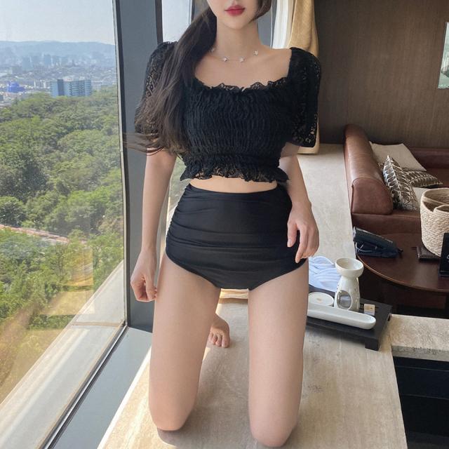 オフショルダー ビキニ水着2点セット夏海 送料無料 即日発送-1