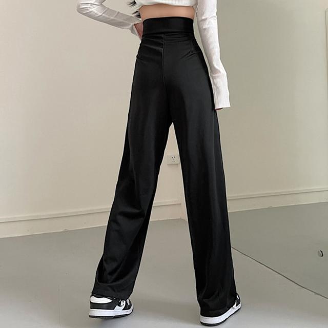 ストレートワイドパンツ レディース 送料無料 即日発送-5