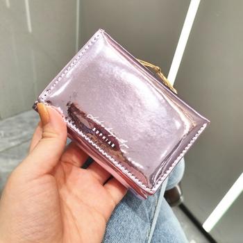 二つ折り財布 がま口三つ折り財布 ミニウォレット 送料無料 即日発送-7