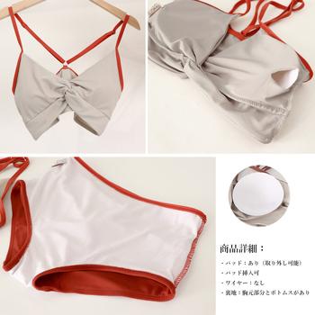レディースビキニ 水着2点セットセクシー 送料無料 即日発送-9