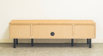 テレビ台 120ローボード マルシェ　ナチュラルなラタン風素材が特徴 送料無料-6