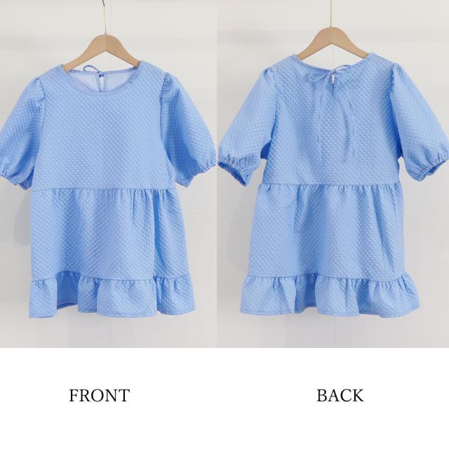 フレアトップスボリュームス袖 ブラウス夏 送料無料 即日発送-2