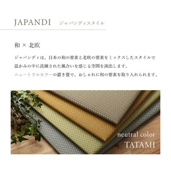 置き畳 ユニット畳 日本製 丈夫 除菌スプレー対応 PP ポリプロピレン 約70×70cm ミーサ U畳 送料無料-1