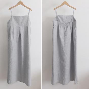 ジャガードウェーブキャミワンピース 送料無料 即日発送-8