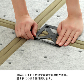 置き畳 1枚 い草 日本製 消臭 抗菌防臭 ダニ増殖抑制 無地 約82×82×1.8cm 滅ダニ U畳 送料無料-11