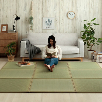 置き畳 1枚 い草 日本製 消臭 抗菌防臭 ダニ増殖抑制 無地 約82×82×1.8cm 滅ダニ U畳 送料無料-13