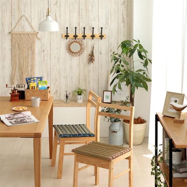 クッション 約40×40cm ポコポコシート い草 チェック柄 調湿 空気清浄 お手入れ簡単 リープ ポコポコシート 送料無料-8