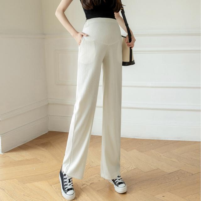 ワイドパンツ　プリーツ　美脚 送料無料 即日発送-5