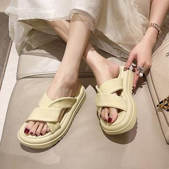 厚底サンダル レディースフラットサンダル 送料無料 即日発送-6