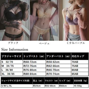 セクシーランジェリー ブラショーツセット 送料無料 即日発送-1