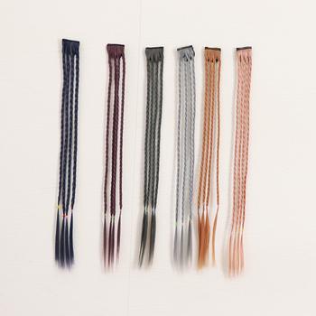 エクステ 三つ編み派手ワンタッチエクステ 送料無料 即日発送-8