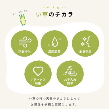 置き畳 約70×70cm 1枚 国産 い草 簡単 和室 ベビー キッズ プレイマット フロアマット ハイハイ畳 送料無料-8