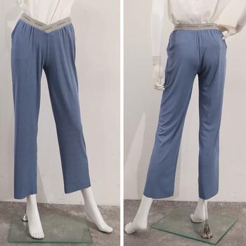 マタニティパンツローウエストワイドパンツ 送料無料 即日発送-9