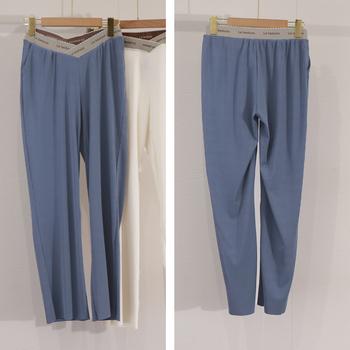 マタニティパンツローウエストワイドパンツ 送料無料 即日発送-2