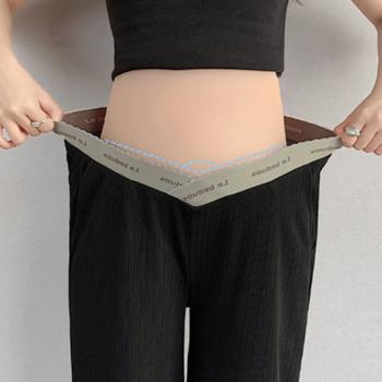 マタニティパンツローウエストワイドパンツ 送料無料 即日発送-6