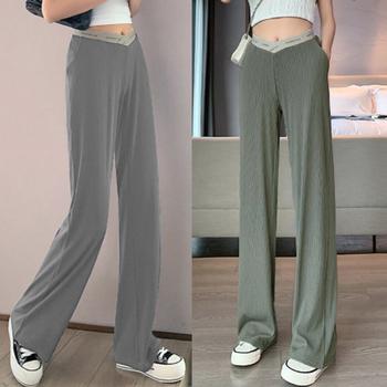 マタニティパンツローウエストワイドパンツ 送料無料 即日発送-7