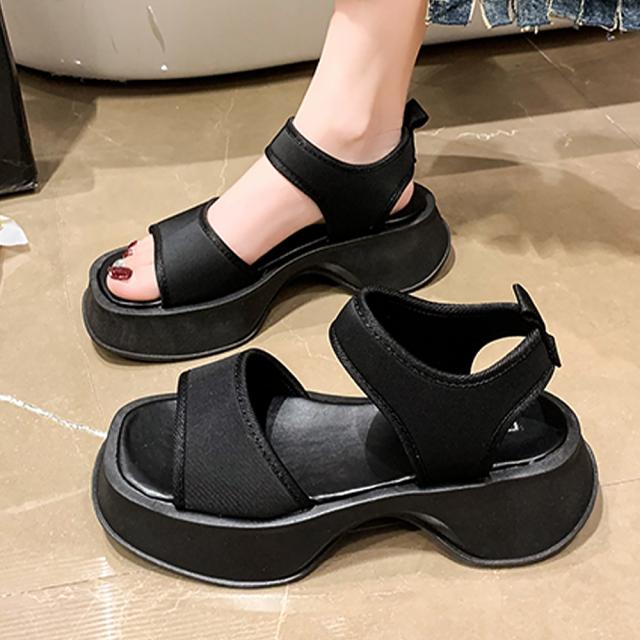 スポーツサンダル 厚底 ボリューム 送料無料 即日発送-9