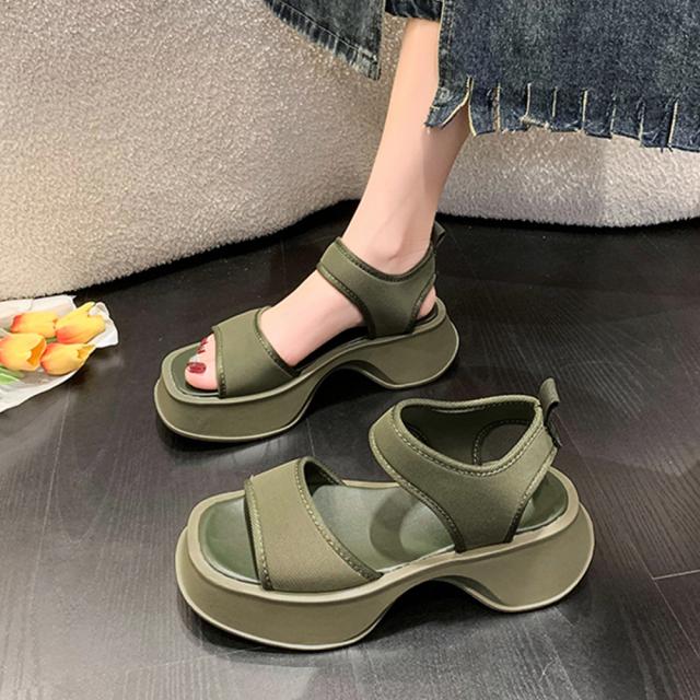 スポーツサンダル 厚底 ボリューム 送料無料 即日発送-4