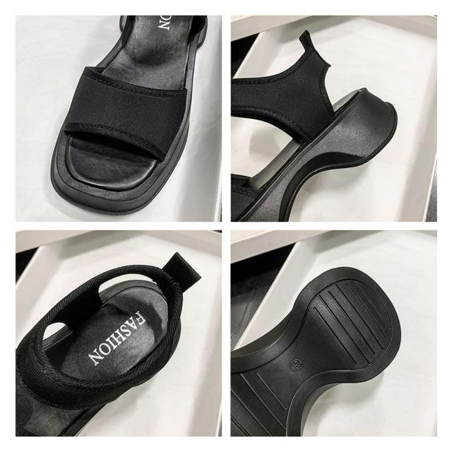 スポーツサンダル 厚底 ボリューム 送料無料 即日発送-6