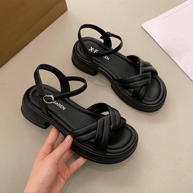 厚底サンダル 美脚 レディース 夏 送料無料 即日発送-5