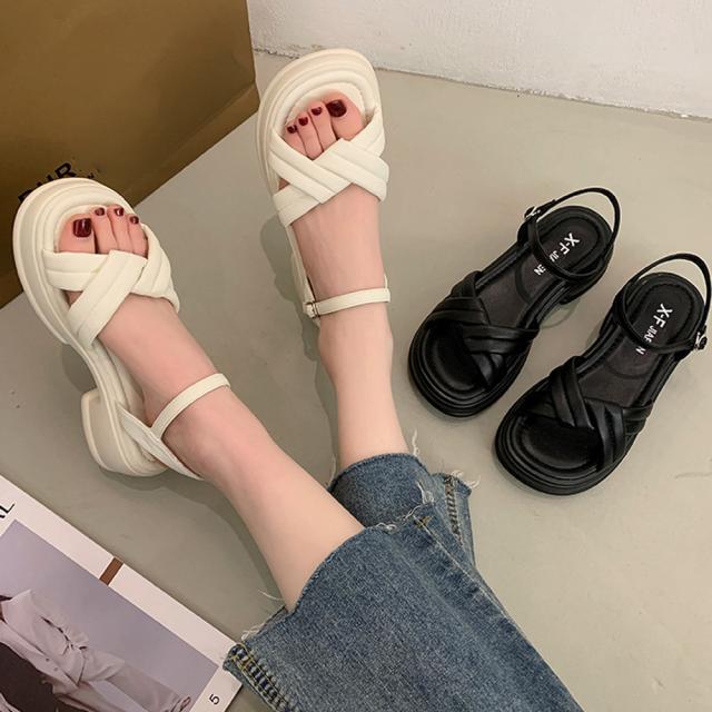 厚底サンダル 美脚 レディース 夏 送料無料 即日発送-7