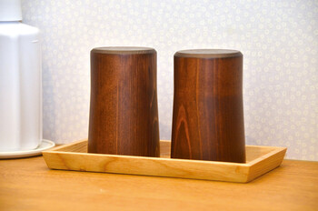 木製 WM トレイ  クリアー インテリア 室内備品 日本製 送料無料-1