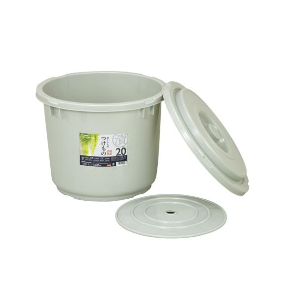 トンボつけもの容器蓋押蓋付20型グレー 2個セット 送料無料 即日発送-1