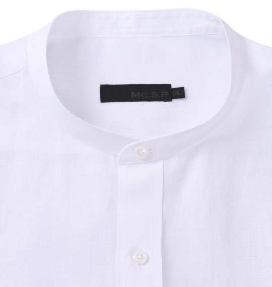 大きいサイズ Mc.S.P バンドカラー半袖シャツ 3L 4L 5L 6L MC732811-89523 ラッピング可 送料無料 即日発送-3