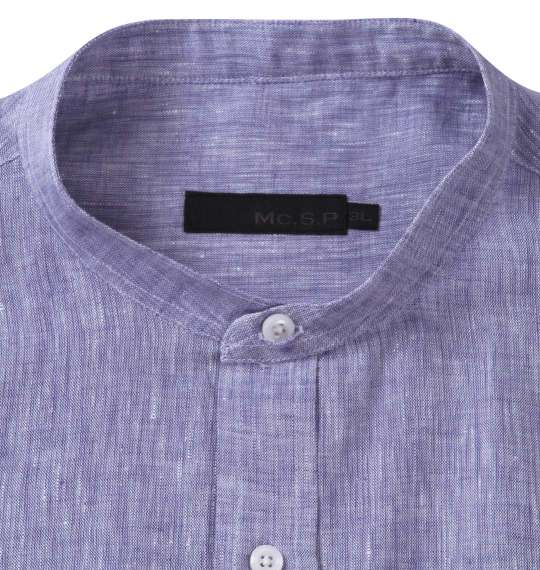 大きいサイズ Mc.S.P バンドカラー半袖シャツ 3L 4L 5L 6L MC732812-89524 ラッピング可 送料無料 即日発送-3