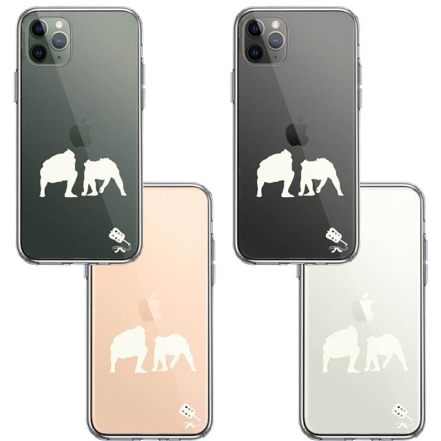 iPhone11pro ケース クリア 相撲 おすもう 仕切り 白 スマホケース 側面ソフト 背面ハード ハイブリッド  送料無料-1