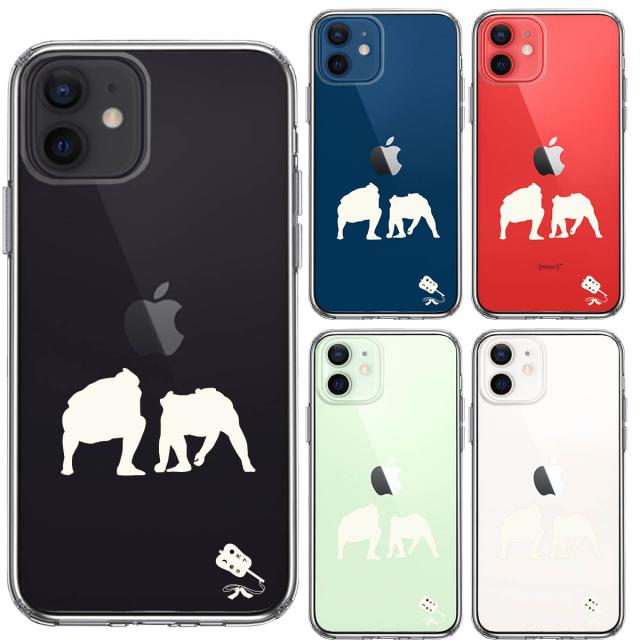 iPhone12 ケース クリア 相撲 おすもう 仕切り 白 スマホケース 側面ソフト 背面ハード ハイブリッド 送料無料-1