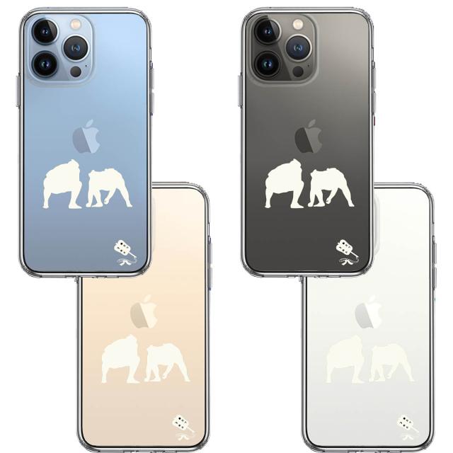 iPhone13Pro ケース クリア 相撲 おすもう 仕切り 白 スマホケース 側面ソフト 背面ハード ハイブリッド 送料無料-1