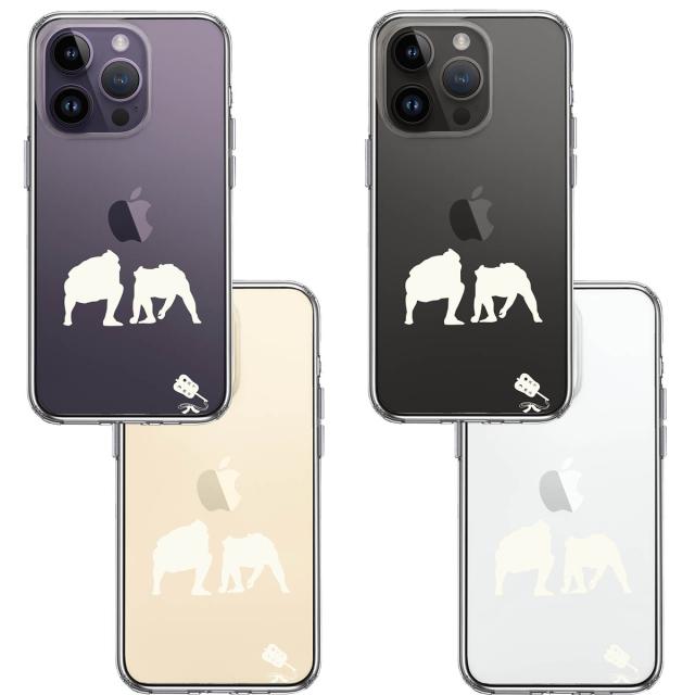 iPhone14Pro ケース クリア 相撲 おすもう 仕切り 白 スマホケース 側面ソフト 背面ハード ハイブリッド 送料無料-1