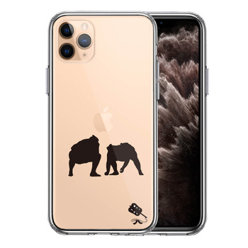 iPhone11pro ケース クリア 相撲 おすもう 仕切り スマホケース 側面ソフト 背面ハード ハイブリッド 送料無料-0