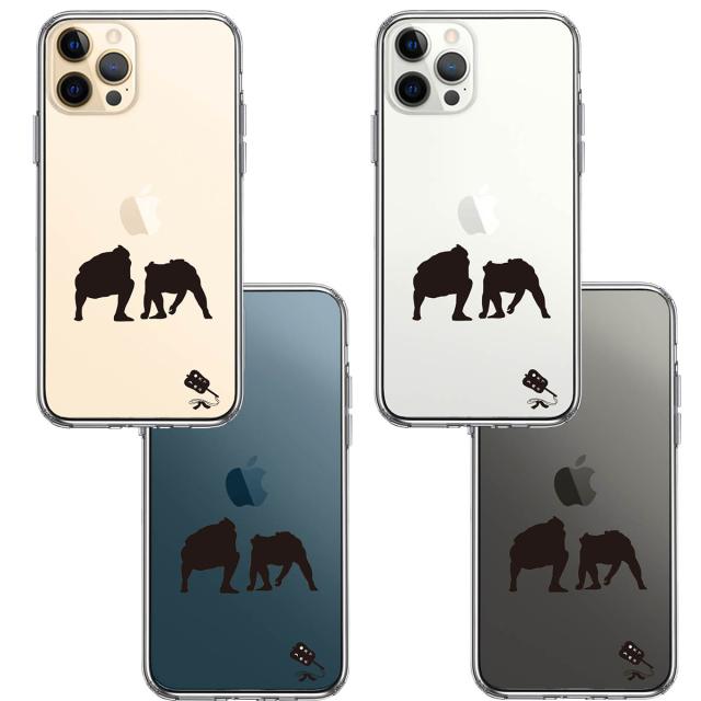 iPhone12Pro ケース クリア 相撲 おすもう 仕切り スマホケース 側面ソフト 背面ハード ハイブリッド  送料無料-1