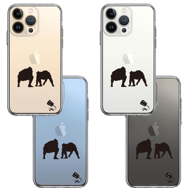iPhone13Pro ケース クリア 相撲 おすもう 仕切り スマホケース 側面ソフト 背面ハード ハイブリッド 送料無料-1