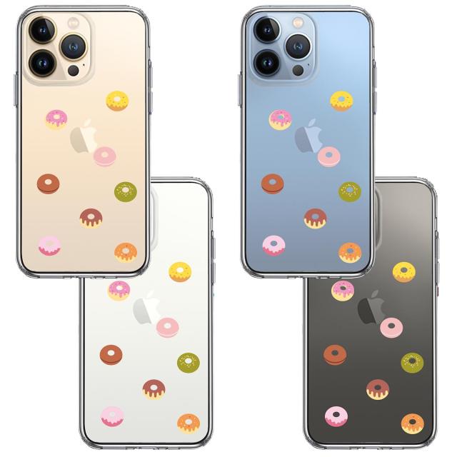 iPhone13Pro ケース クリア ドーナッツ ドーナツ スマホケース 側面ソフト 背面ハード ハイブリッド 送料無料-1