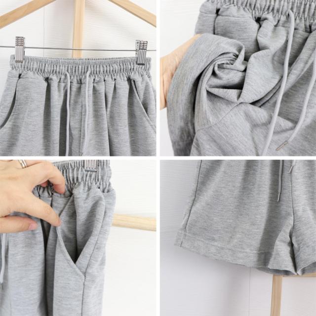 スウェットショートパンツ レディース春夏 送料無料 即日発送-3