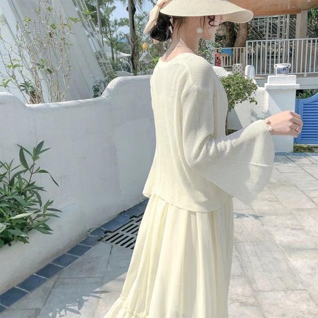 キャミワンピース＆カーディガン2点セット 送料無料 即日発送-7