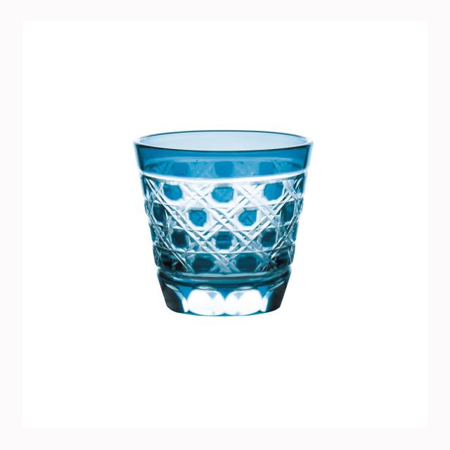 和食器 夢切子 小付 赤 藍 送料無料-1