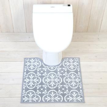 カラーショップトイレマットタイルスモークブルー 送料無料 即日発送-2