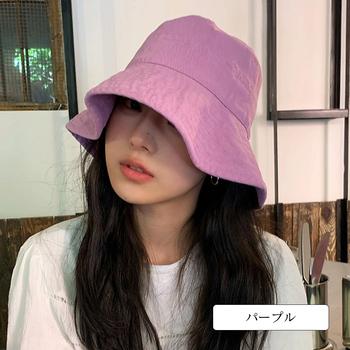 バケットハット 小顔 UV対策帽子 送料無料 即日発送-4