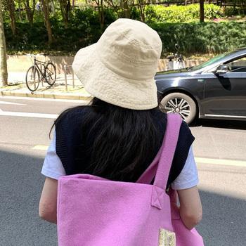 バケットハット 小顔 UV対策帽子 送料無料 即日発送-6