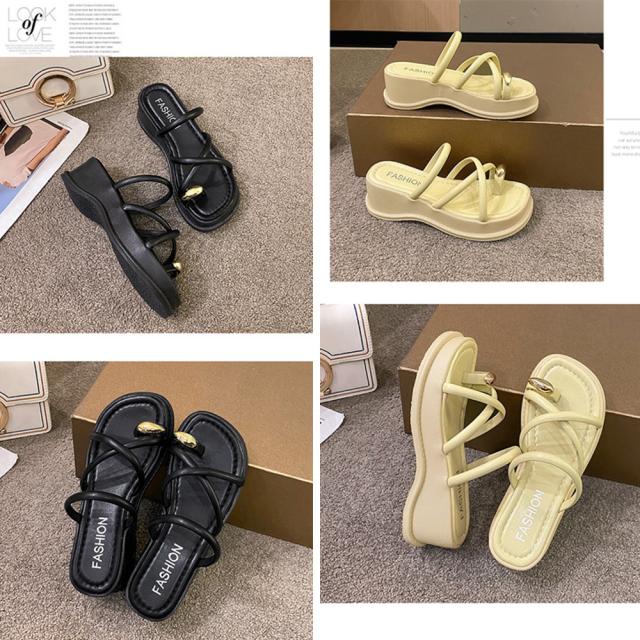 厚底 親指トングサンダル レディース美脚 送料無料 即日発送-3