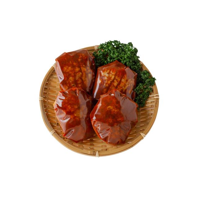 神戸牛 デミグラスハンバーグ 130g 固形量90g ×4個 ギフト対応可 送料無料-1