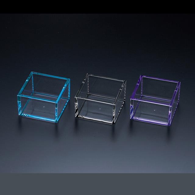 和食器 クリア1合枡 乱反射の演出 6色 キッチン インテリア雑貨 パーティーやイベントにも 日本製 3セット 送料無料-1