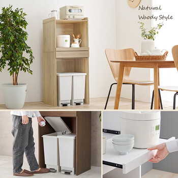 キッチンラックRCC 1630BR 送料無料-2