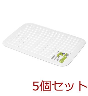 クッキンパルシンクマットホワイト MM022033-C9118 ×5個セット 送料無料 即日発送-0